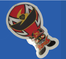 光るマンS反射ステッカー